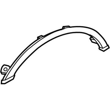 Acura 08P21-S0K-200F Trim, Fenderwell