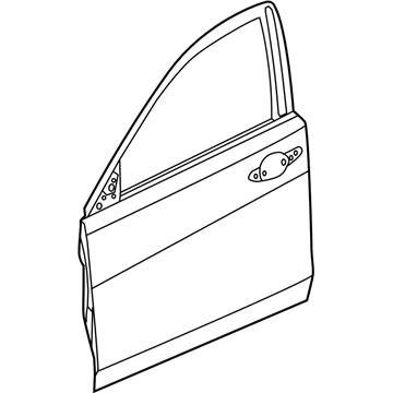 Acura 67050-TZ3-A90ZZ Front Door-Shell Frame Panel Left