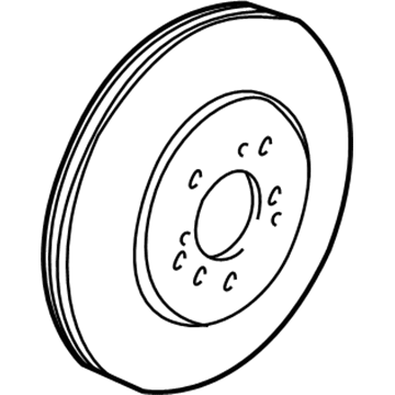 2003 Acura NSX Brake Disc - 43251-SL0-J00