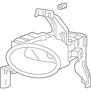 Acura 33901-SJA-A01 Foglight Unit, Passenger Side