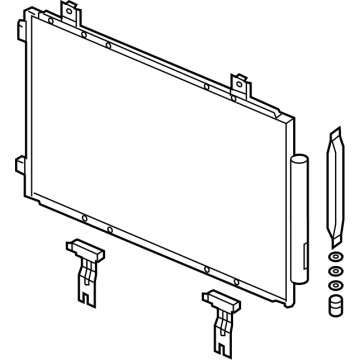 Acura 80100-TGZ-A01 Condenser Assembly