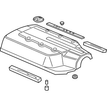 Acura 17121-RDJ-A00 Cover Assembly A, Intake Manifold