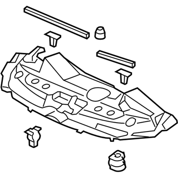 Acura 71123-SJA-A30 Cover, Front Grille