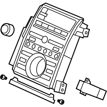 Acura 39179-SJA-A41ZA Panel (Dark Silver) (Clarion)