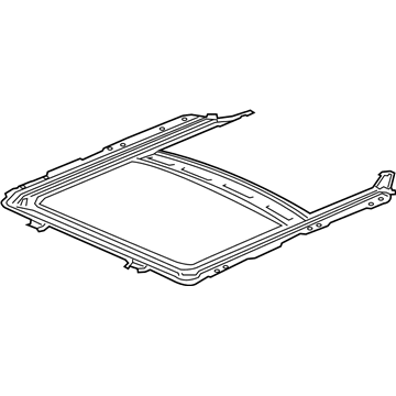 Acura 70100-TY2-A01 Frame, Sunroof