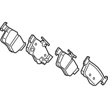 2023 Acura RDX Brake Pad Set - 43022-TJB-A04