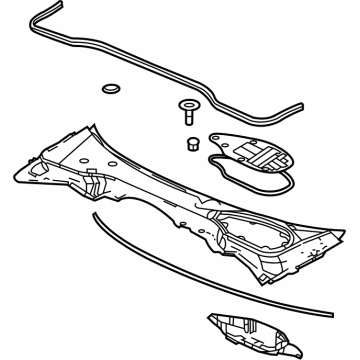 Acura 74200-TYA-A01 Cowl Top Assembly , Front