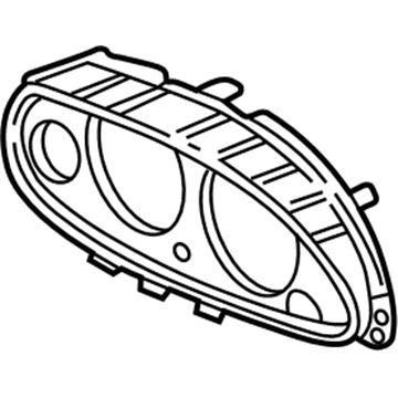 Acura 78155-ST7-A21 Meter Visor Assembly