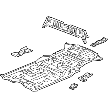 Acura ZDX Floor Pan - 65200-SZN-A00ZZ