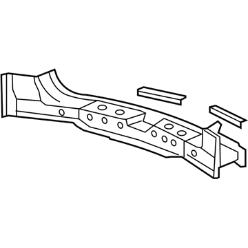 Acura 65750-STX-A01ZZ Crossmember Complete, Floor Rear