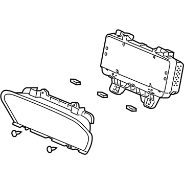 Acura 39710-SZN-305 Display, Center Info