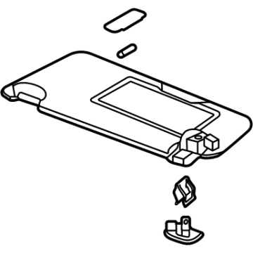 2022 Acura TLX Sun Visor - 83280-TGV-A01ZB