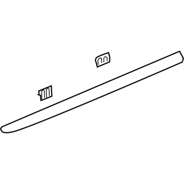 2023 Acura MDX Door Moldings - 72312-TYA-A11