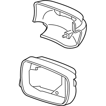 Acura 76251-STX-A01ZQ Set. Housing (L) (Polished Metal Metallic)