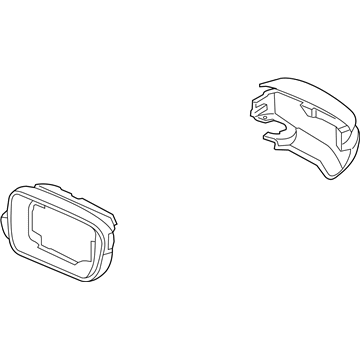 Acura 76251-SJA-A01ZJ Housing Set, Driver Side (Desert Mist Metallic)