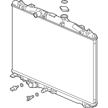 2023 Acura TLX Radiator - 19010-6S8-A01