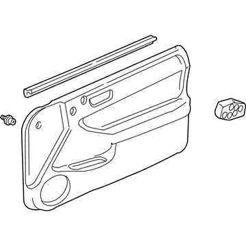Acura 83583-ST7-A51ZD Door Interior Trim Panel Left