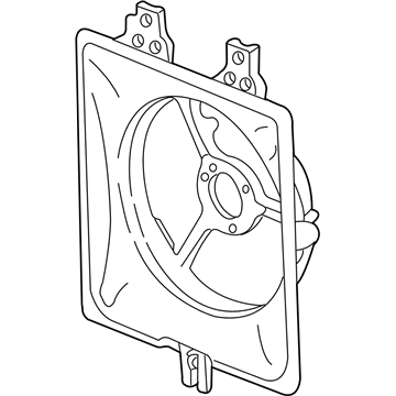 Acura TL Fan Shroud - 38615-P8E-A00