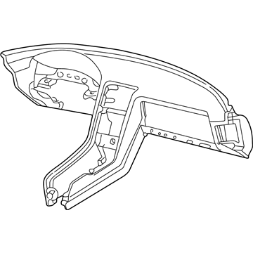 Acura 77101-SL0-A92ZD Panel, Instrument (Vivid Blue)