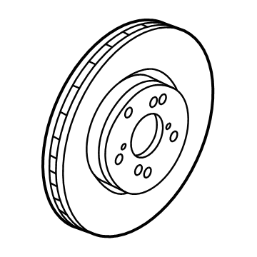 Acura 45251-TVC-A00 Disk, Front Brake