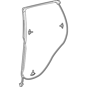 Acura RDX Door Seal - 72810-TJB-A02