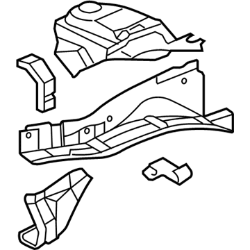 Acura 60700-SEP-A02ZZ Wheelhouse, Left Front