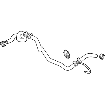 Acura RLX Brake Booster Vacuum Hose - 46402-TY2-A02