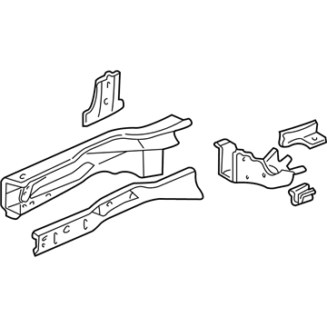 Acura 60910-SZ3-A00ZZ Frame, Left Front Side