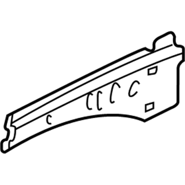 Acura 60641-SZ3-300ZZ Right Front Pillar Extension