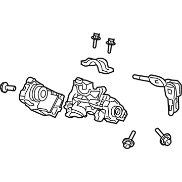 Acura 06351-TL0-951 Lock Assembly, Steering