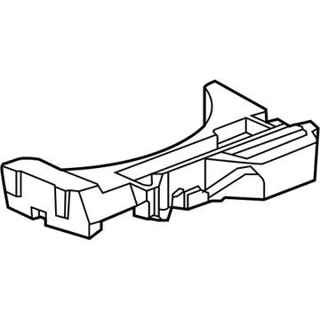 Acura 84575-TX4-A01 Trunk Side Spacer L