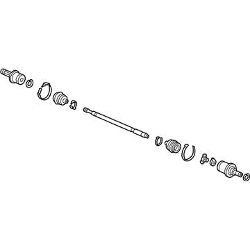 Acura 42310-TZ7-A01 Passenger Side Driveshaft Assembly