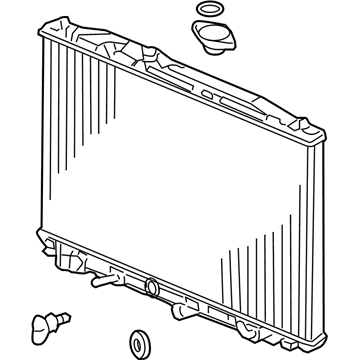 Acura 19010-RKG-A52 Radiator (Denso)