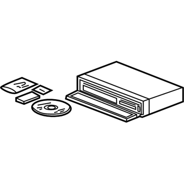 Acura 39540-S0K-405 DVD Unit, Navigation