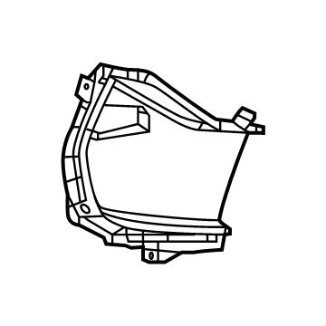 Acura 71112-TJB-A20 Duct, Right Front Bumper