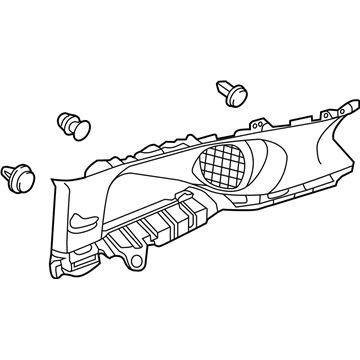 Acura 84181-TX4-A12ZA Garnish Assembly (Sandstorm)