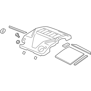 Acura 17121-RDB-A00 Engine Cover Assembly