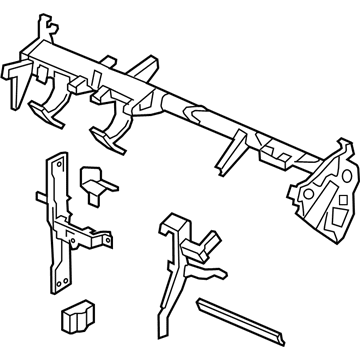 Acura 61300-TK4-A00 Frame Assembly, Instrument Panel