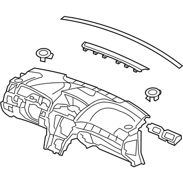 Acura 77100-TK4-A02ZB Panel Assembly*Type B*