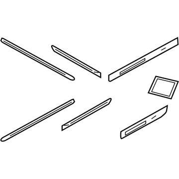 2011 Acura ZDX Door Moldings - 08P05-SZN-260