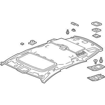 Acura 83200-TX4-A03ZA Interior-Roof-Headliner