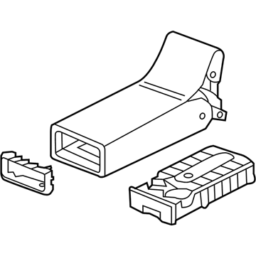 Acura 82180-TY2-A11ZD Rear Seat Center Armrest Assembly (Light Orchid)