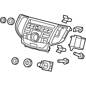 Acura 39050-TL7-A01ZA Panel Assembly, Navigation & Audio Switch (Gun Metallic)