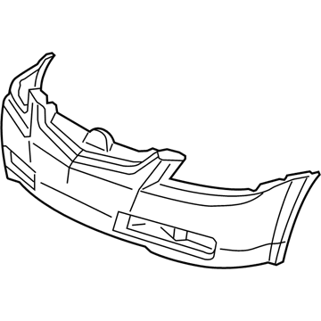 Acura 04711-SEP-A90ZZ Front Bumper Face (Dot)