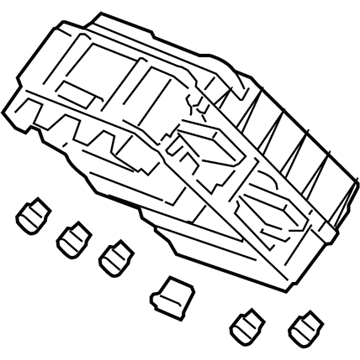 2010 Acura RDX Fuse Box - 38200-STK-A03