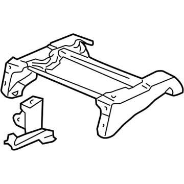 Acura 81275-S3V-A71ZB Riser Assembly, Right Front Seat (Saddle)