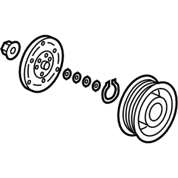 Acura 38900-5LA-A01 Clutch Set, Compressor