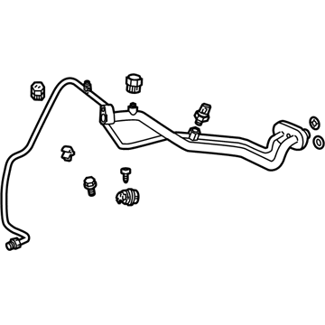 Acura 80321-TK4-A51 A/C Condenser Compressor Lines-Rear Ac Line