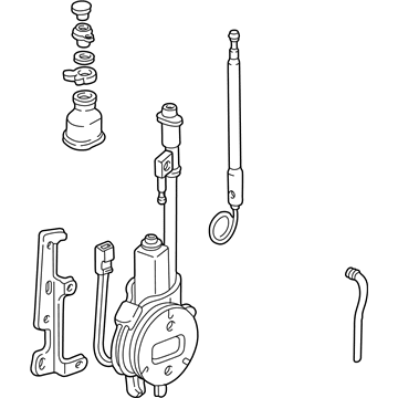 Acura 39150-SL0-G04 Motor Antenna Assembly