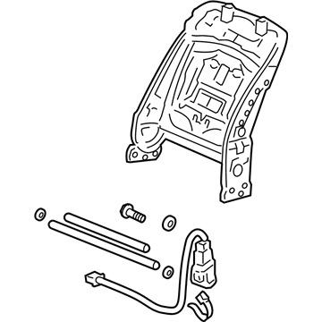 Acura 81126-STX-A01 Frame, Right Front Seat-Back